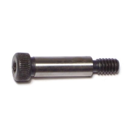 Midwest Fastener Shoulder Screw, 18 (Coarse) Thr Sz, 7/16 in Thr Lg, Steel, 5 PK 71592